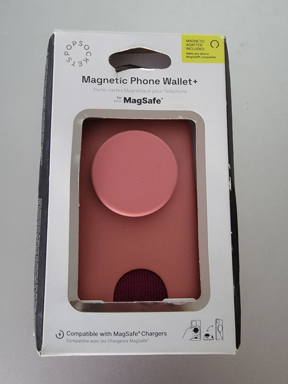 MagSafe Magnetic Phone Wallet+ (Pink) Putty